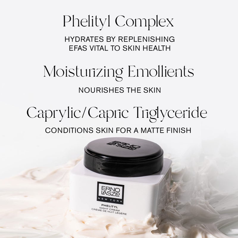 إيرنو لاسزلو كريم إرنو لازلو الليلي فيليتيل بحجم مناسب للسفر، مرطب ليلي مغذي للوجه والرقبة، يعيد ترطيب البشرة ويمنحها لونًا وإشراقة شبابية طوال الليل، 0.5 أونصة سائلة - Image 3